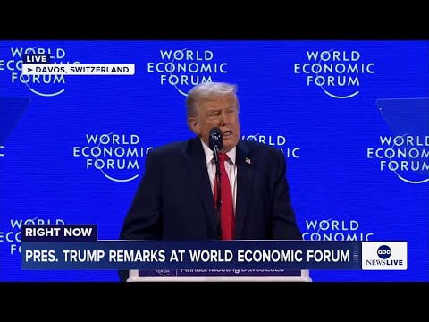 You are currently viewing LIVE: President Trump delivers remarks at World Economic Forum in Davos, Switzerland