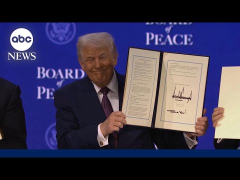 You are currently viewing Trump hosts Board of Peace signing ceremony despite reservations from key allies