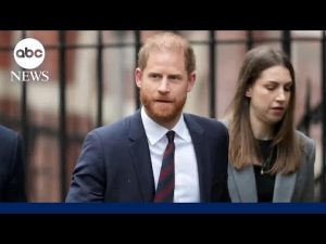Read more about the article Prince Harry gives emotional testimony in UK court case