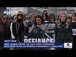 Read more about the article Reps. Ocasio-Cortez, Lee hold news conference with Paris Hilton on revenge pornography legislation