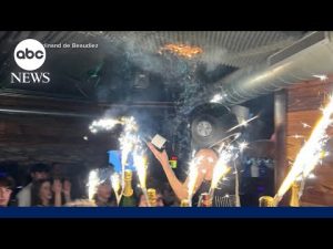 Read more about the article Officials say champagne sparklers likely caused Swiss resort fire