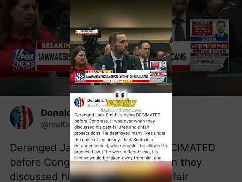 You are currently viewing You Won’t Believe What Trump Just Said About Jack Smith