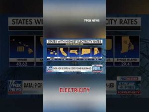Read more about the article Democratic states lead the country in high electricity bills #shorts