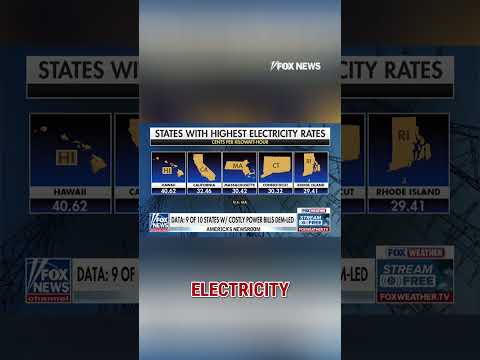 You are currently viewing Democratic states lead the country in high electricity bills #shorts