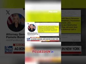 Read more about the article NEW: Bondi WARNS Maduro will face ‘full wrath’ of American justice #foxnews #news #shorts