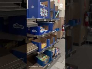 Read more about the article Shoppers met with empty shelves, long lines ahead of storm