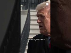 Read more about the article Trump says Noem won’t step down