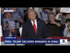 Read more about the article COMING UP: President Trump delivers remarks in Iowa
