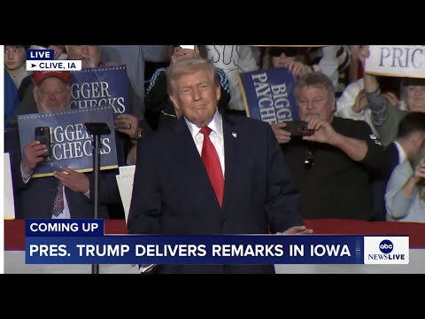 You are currently viewing COMING UP: President Trump delivers remarks in Iowa