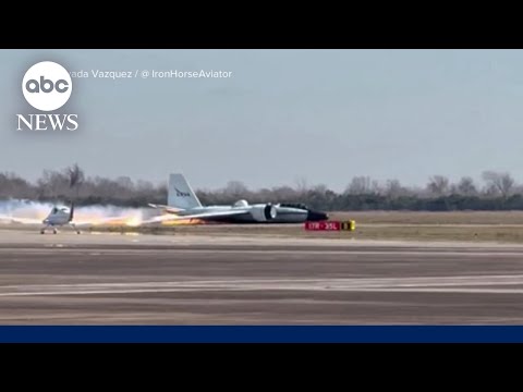 You are currently viewing Investigation underway after NASA jet’s fiery hard landing in Texas