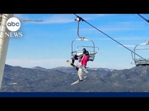 Read more about the article Skier dangles from chairlift