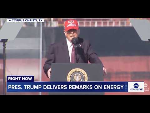 You are currently viewing Pres. Trump delivers remarks on energy at Port of Corpus Christi, TX: LIVE