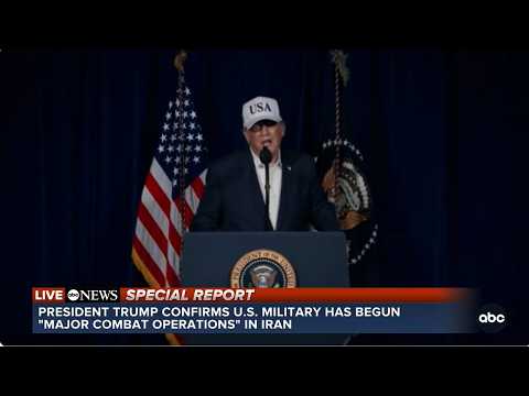 Read more about the article President Trump confirms “major combat operations” in Iran: ABC News Special Report
