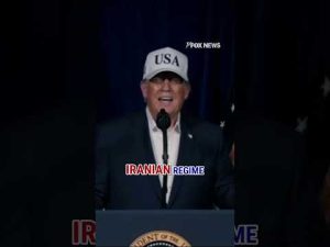 Read more about the article JUST IN: Trump announces ‘major combat operations’ in Iran #foxnews #news #shorts #trump #iran