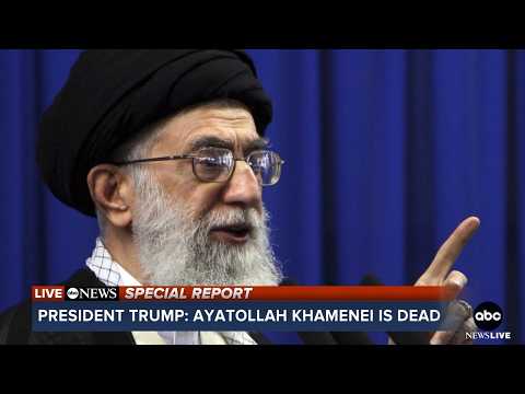 You are currently viewing President Trump confirms Iranian Supreme Leader Ayatollah Ali Khamenei is dead