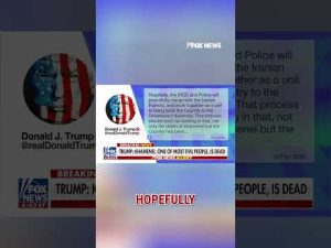 Read more about the article Trump: Khamenei, one of the most evil people in history, is dead #shorts #news #foxnews #iran