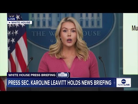 You are currently viewing LIVE: White House press briefing