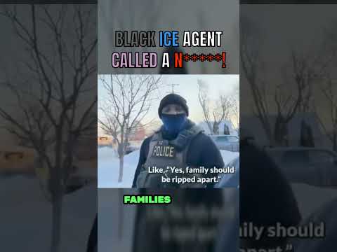 You are currently viewing Black ICE Agent Gets Called A HARD R By Woke Protesters…