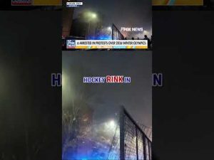 Read more about the article Several Olympics protesters arrested after CLASHING with police in Italy #foxnews #news #shorts
