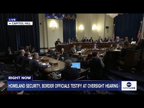 You are currently viewing LIVE: Homeland Security Immigrations and Customs officials testify at oversight hearing