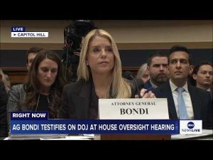 Read more about the article LIVE: Attorney General Bondi testifies on the DOJ at House oversight hearing