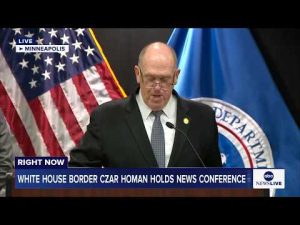 Read more about the article LIVE: White House border czar Tom Homan holds news conference in Minneapolis
