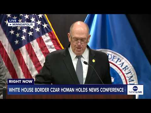 You are currently viewing LIVE: White House border czar Tom Homan holds news conference in Minneapolis