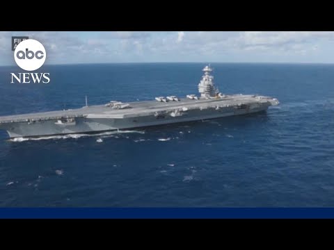 You are currently viewing USS Gerald R. Ford aircraft carrier headed from Caribbean to Middle East: Officials