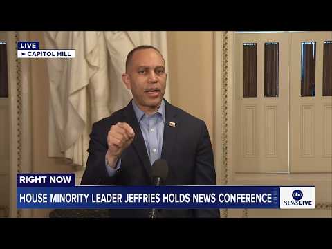 Read more about the article LIVE: House Minority Leader Jeffries holds news conference