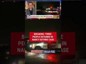 Read more about the article BREAKING: Three people detained in Nancy Guthrie case #shorts #foxnews #breakingnews #us #news
