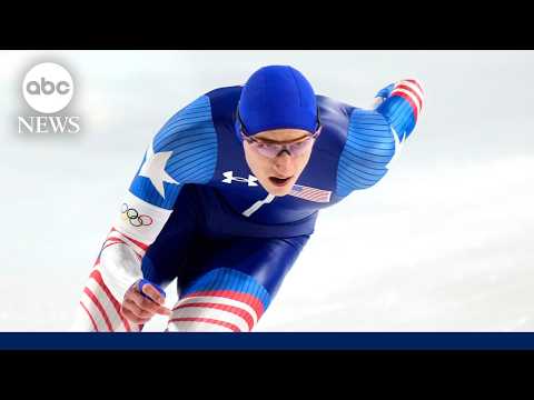 Read more about the article Jordan Stolz wins gold, sets new Olympic record in 500m speed skating