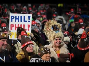 Read more about the article Revelers gather for Groundhog Day celebrations