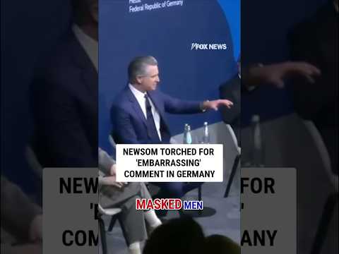 You are currently viewing Newsom TORCHED for ‘EMBARRASSING’ comment in Germany #shorts #news #newsom