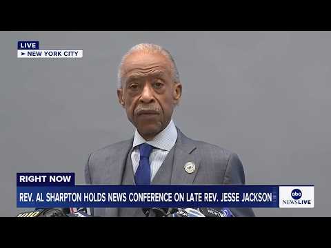 You are currently viewing COMING UP: Rev. Al Sharpton holds news conference on the late Rev. Jesse Jackson