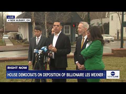 You are currently viewing LIVE: House Democrats hold news conference amid closed-door deposition of billionaire Leslie Wexner