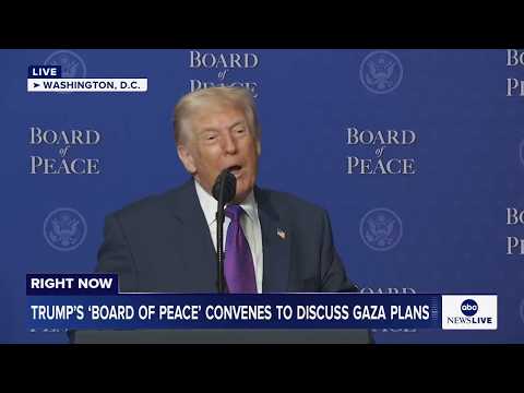 You are currently viewing LIVE: President Trump’s Board of Peace convenes for first meeting
