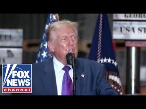 Read more about the article WATCH: President Trump delivers remarks on the economy