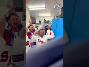 Read more about the article Special guest joins US men’s hockey team celebrations