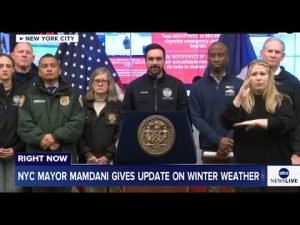 Read more about the article NYC Mayor Mamdani gives update on winter blizzard