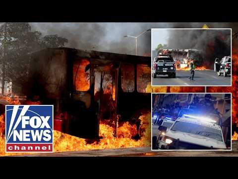 Read more about the article Mexican president DISMISSES cartel chaos, says country ‘returning to normal’