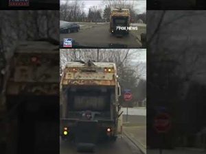 Read more about the article SEE IT: Sanitation worker finds suspect hiding in trash can #foxnews #news #shorts #viral