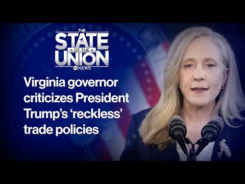 Read more about the article Virginia Gov. Abigail Spanberger criticizes President Trump’s ‘reckless’ trade policies