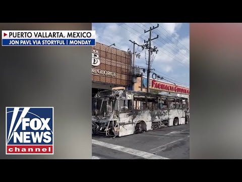 Read more about the article Cartel sets vehicles on FIRE, stranding US tourists in Mexico
