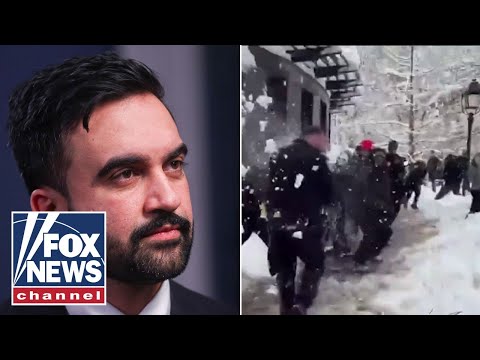 Read more about the article ‘INFURIATING’: Mamdani BLASTED over response to cops pelted with snow