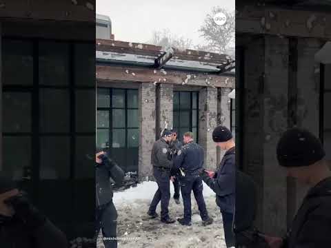 Read more about the article Mamdani: No snowball fight ban after NYPD officers pelted with snow