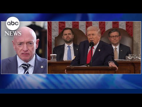Read more about the article Sen. Mark Kelly on SOTU address: Trump is ‘disconnected from the American people’
