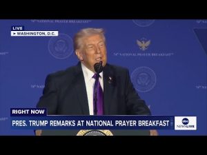 Read more about the article LIVE: President Trump delivers remarks at National Prayer Breakfast in Washington, D.C.