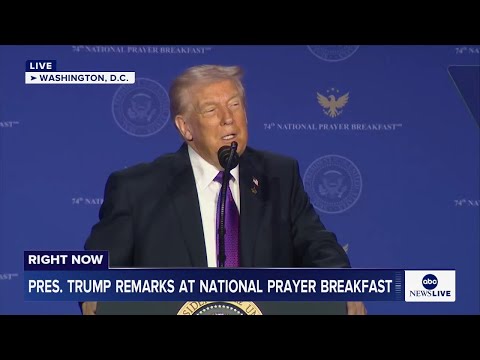 Read more about the article LIVE: President Trump delivers remarks at National Prayer Breakfast in Washington, D.C.