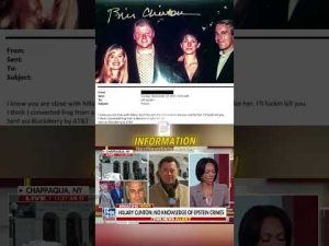 Read more about the article Will Trump Send Hillary To Prison For This Epstein Statement?