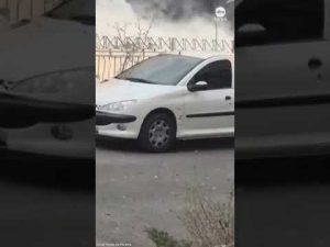 Read more about the article Eyewitness video shows airstrike on Tehran